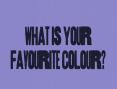 Clip 8.2b: What is your favourite colour?