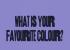 Clip 8.2b: What is your favourite colour?